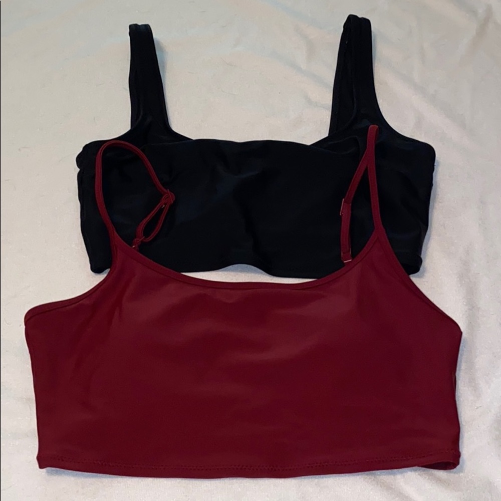 2 Aerie swim bikini tops